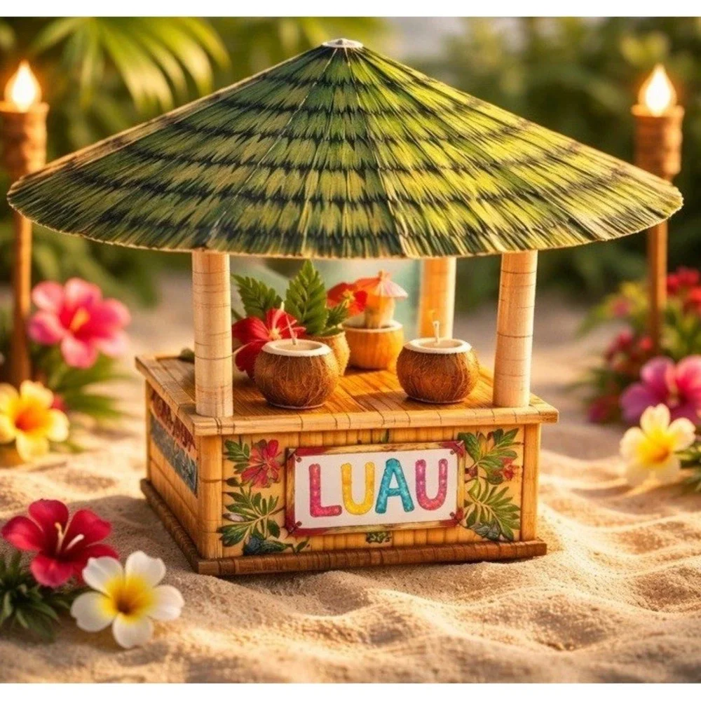 Luau Centerpiece, Hawaiian, Theme Party, Party Decorations, ‎ Summer